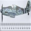 Oxford Diecast Focke-Wulf Fw190D-9 Fighter Aircraft 600150 JG-4, Frankfurt Rhine-Main Airfield (1945) German Oxford Aviation 1/72 Diecast Model Airplane AC113 view 2
