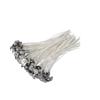 NUOBESTY 100pcs Low Smoke Cotton Core Candle Wicks Tabs 20cm for DIY Candle Making Kit view 1