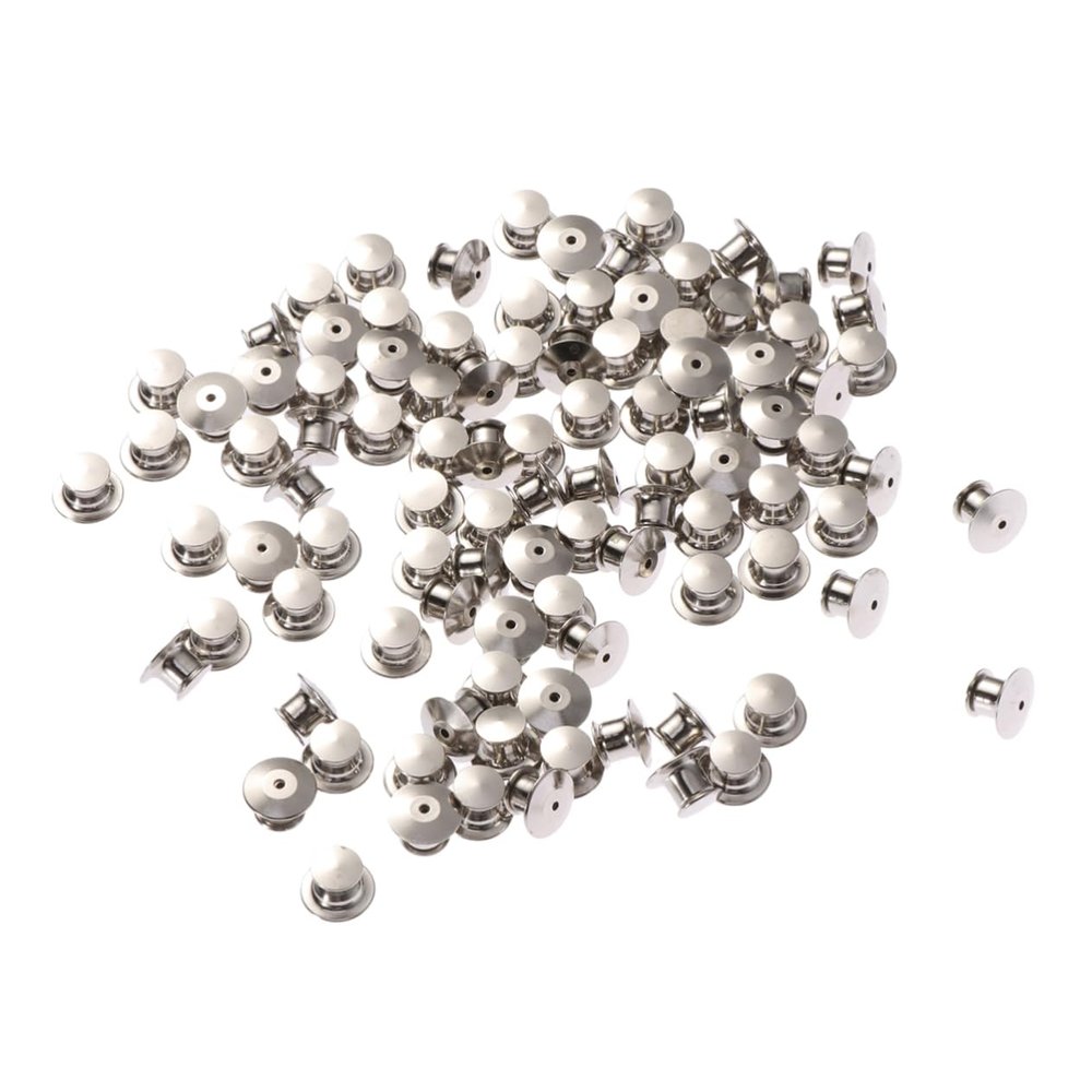 Angoily 100pcs Cap Rivet Tubular Rivets Semi-steel Impact Studs for Leather Crafts