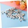 Angoily 100pcs Cap Rivet Tubular Rivets Semi-steel Impact Studs for Leather Crafts view 4
