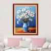Dimxvean Stamped Cross Stitch Kits,Cross Stitch Kits for Adults Beginners,Embroidery Kits Full Range of Cross Stitch Stamped Kits Needlepoint Kits Cross Stitch Patterns-Beautiful Daisy 16x20 inch view 2