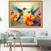 Dimxvean Stamped Cross Stitch Kits,Cross Stitch Kits for Adults Beginners,Embroidery Kits Full Range of Cross Stitch Stamped Kits Needlepoint Kits Cross Stitch Patterns-Cute Hummingbirds 16x20 inch view 2