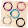 Hohopeti 10pcs Colorful Aluminum Wire for DIY Crafts Jewelry Making and Bonsai Design Flexible Anodized Vibrant Colors view 2