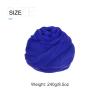 METALLIXITY Felting Wool Bulk (240g/8.5oz), Natural Wool Needle Felting Wool - for Weaving, Handcrafts, and DIY Creations, Sapphire Blue view 2