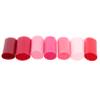 Hohopeti 7pcs Acrylic Yarn Craft for DIY Rug Making Latch Hook Projects Soft and Durable Home Decor Supplies Red Shades view 1