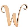Krafty Supply (Starfish) Letters, Unfinished Wooden Letters, Sturdy and Durable, Paintable MDF Craft Alphabet (20in Tall, 1-4in Thick,Letter W) view 1