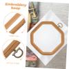 LALAFINA Embroidery Hoop Frame Cross Stitch Hoop DIY Embroidery Accessory for Jewelry Making view 3