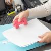 YOKIVE 2 Hole Punch Hole Paper Puncher | Metal Paper Punching Tool Great for Packaging Card Scrapbook Notebook, (Purple 1/4") view 3
