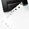 YOKIVE 2 Hole Punch Hole Paper Puncher | Metal Paper Punching Tool Great for Packaging Card Scrapbook Notebook, (Purple 1/4") view 4