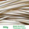 Queenbox 8x1.2mm 196ft Flat Plastic Woven Rattan, PE Weaving Wicker Repair Material for Repair DIY Home Furniture Chair Table Basket, 18 view 2