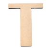 Krafty Supply (Gatsby) Letters, Unfinished Wooden Letters, Sturdy and Durable, Paintable MDF Craft Alphabet (7in Tall, 1-4in Thick,Letter T) view 1