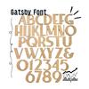 Krafty Supply (Gatsby) Letters, Unfinished Wooden Letters, Sturdy and Durable, Paintable MDF Craft Alphabet (7in Tall, 1-4in Thick,Letter T) view 2