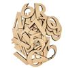 Krafty Supply (Gatsby) Letters, Unfinished Wooden Letters, Sturdy and Durable, Paintable MDF Craft Alphabet (7in Tall, 1-4in Thick,Letter T) view 4