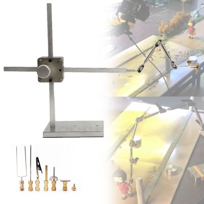 Ostreemaner Armature Rigging,for Stop Motion Animation, Stainless Steel Rig Arm, Stop Motion Armature Kits, Max Payload 100g, with 5 Connectors,16CM