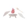 Stove Grilled Fish Die Cuts DIY Sewing Metal Cutting Dies for Handmade Card Making Stencils Festivals Scrapbooking Album Paper Craft Template view 1