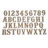 Krafty Supply (Railway) Numbers, Unfinished Wooden Numbers, Sturdy and Durable, Paintable MDF Craft Alphabet (16in Tall, 1-8in Thick, Number 7) view 2
