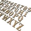 Krafty Supply (Railway) Numbers, Unfinished Wooden Numbers, Sturdy and Durable, Paintable MDF Craft Alphabet (16in Tall, 1-8in Thick, Number 7) view 3