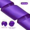 Rilisili Purple Satin Ribbon 3 Inch 15 Yards Double Faced Polyester Satin Ribbons for Gift Wrapping DIY Crafts Weddings Invitations Flower Bouquet Bow Making Home Decor Sewing view 2
