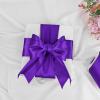 Rilisili Purple Satin Ribbon 3 Inch 15 Yards Double Faced Polyester Satin Ribbons for Gift Wrapping DIY Crafts Weddings Invitations Flower Bouquet Bow Making Home Decor Sewing view 4