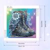 Tontut Shoe Diamond Art Painting Kits, 5D Special Shape Beginner Crystal Diamond Art Painting for Home Wall Decor Gift 1212 inch view 2