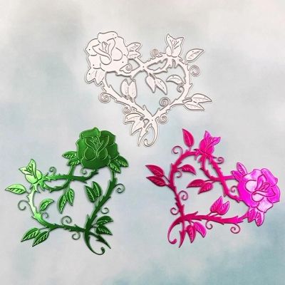 Die Cuts for Scrapbooking,9.8x8.6cm Love Heart Metal Cutting Dies Stencil Scrapbooking Embossing Album Paper Card Craft