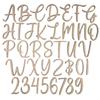 Krafty Supply (CountryKitchen) Letters, Unfinished Wooden Letters, Sturdy and Durable, Paintable MDF Craft Alphabet (16in Tall, 1-8in Thick,Letter L) view 3