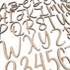 Krafty Supply (CountryKitchen) Letters, Unfinished Wooden Letters, Sturdy and Durable, Paintable MDF Craft Alphabet (16in Tall, 1-8in Thick,Letter L) view 4