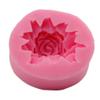 ihreesy Flowers Silicone Molds,Cake Chocolate Mold 3D Fondant Silicone Molds Soap Candle Making Silicone Mould DIY Chocolate Cupcake Projects,Rose #2 view 1