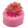 ihreesy Flowers Silicone Molds,Cake Chocolate Mold 3D Fondant Silicone Molds Soap Candle Making Silicone Mould DIY Chocolate Cupcake Projects,Rose #2 view 2