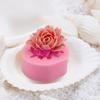 ihreesy Flowers Silicone Molds,Cake Chocolate Mold 3D Fondant Silicone Molds Soap Candle Making Silicone Mould DIY Chocolate Cupcake Projects,Rose #2 view 4