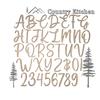 Krafty Supply (CountryKitchen) Letters, Unfinished Wooden Letters, Sturdy and Durable, Paintable MDF Craft Alphabet (20in Tall, 1-8in Thick,Letter P) view 2