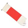 PATIKIL 47x16 Inch Xuan Paper Scrolls, Silk Half Raw Ripe Blank Hanging Xuan Paper Chinese Calligraphy Practice Roll for Art Painting Home Decor, Red view 1