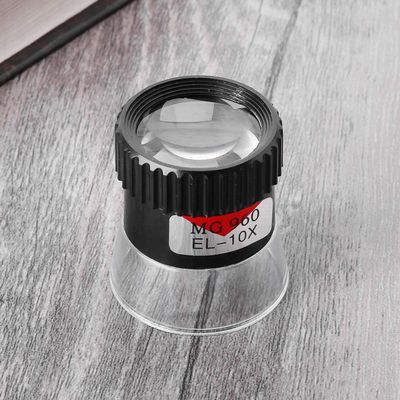 10X Jewelers Loupe Magnifier Jewelry Eye Monocle Pocket Glass For Watch Repair Gems Stamps Watch Printing