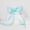 Rilisili Light Blue Satin Ribbon 2 Inch 25 Yards Double Faced Polyester Satin Ribbons for Gift Wrapping DIY Crafts Weddings Invitations Flower Bouquet Bow Making Home Decor Sewing view 3