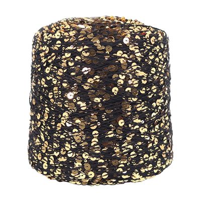 ECYC Ltd 153 Yards Cotton Sequin Yarn, Sparkle Sequin Thread for Knitting & Crocheting, DIY Craft Projects