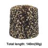 ECYC Ltd 153 Yards Cotton Sequin Yarn, Sparkle Sequin Thread for Knitting & Crocheting, DIY Craft Projects view 3