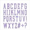 XMZZMX 26 Uppercase Letters Thin Lines Metal Cutting Dies for Card Making, Paper Embossing Die Cuts Kit Templates, Storage Pockets Supplies, Photo Frame Album DIY Scrapbooking Stencils Sets, XMZ-76-A view 1