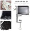 Leather Table TOP LACE Cutter Iron Material LEATHERCRAFT Accessories Manual Feed Leather Desk LACE Cutter Tool for Fringe BRAIDING Strip Belts LACEPRECISION Leather Cutting view 3