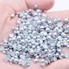 GIOTEL 2mm-12mm Matte Silver Half Round Pearls for Wedding Dress Accessories (Color : 5mm 500pcs) view 1