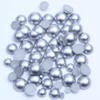 GIOTEL 2mm-12mm Matte Silver Half Round Pearls for Wedding Dress Accessories (Color : 5mm 500pcs) view 2