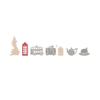 Bus Booth Teapot Tag Die Cuts DIY Sewing Metal Cutting Dies for Handmade Card Making Stencils Festivals Scrapbooking Album Paper Craft Template view 1