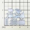 Bus Booth Teapot Tag Die Cuts DIY Sewing Metal Cutting Dies for Handmade Card Making Stencils Festivals Scrapbooking Album Paper Craft Template view 3