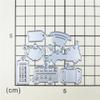 Bus Booth Teapot Tag Die Cuts DIY Sewing Metal Cutting Dies for Handmade Card Making Stencils Festivals Scrapbooking Album Paper Craft Template view 4