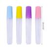 4pcs Clear Plastic Embroidery Felting Sewing Container Pin Needle Storage Tubes Bottle Holder Knitting Needle For Case Box Needle Storage Tubes view 3