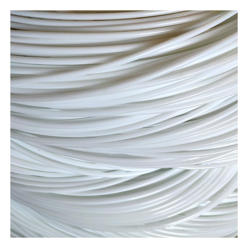 homeemoh 500g/Roll Synthetic Rattan Material, Flat/Round Plastic Rattan Wicker Repair Material for Furniture Repair Basket Weaving (Diameter 3.8mm)