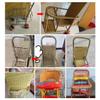 homeemoh 500g/Roll Synthetic Rattan Material, Flat/Round Plastic Rattan Wicker Repair Material for Furniture Repair Basket Weaving (Diameter 3.8mm) view 3