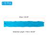 PATIKIL Nylon Stockings DIY Flower, 10Pcs Stocking Flower Fabric Material Tensile Silk Stocking Flowers for DIY Flower Making Wedding Crafts Home Decoration, Sky Blue view 2