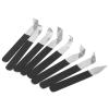 8Pcs Sculpting Tool Set Metal Head Sculpture Tools Accessory, Kit Porie Lererktyg Lererktyg Includes Different Size and Shape, Lererktyg, Keramiek Gereedschap, Trimming Tool for Carving, view 3
