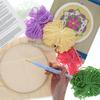 LEISURE ARTS Punch Needle Kit, Magic Mandala, Adults Beginner Embroidery Kit view 4