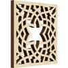 7 3/8"W x 7 3/8"H x 3/8"T Extra Small Paris Decorative Fretwork Wood Wall Panels, Birch view 1
